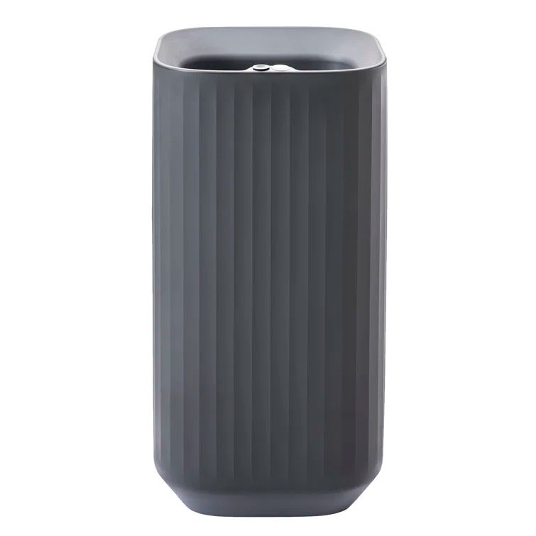 Slate Square Self-Watering Planter Box with Drain Plug