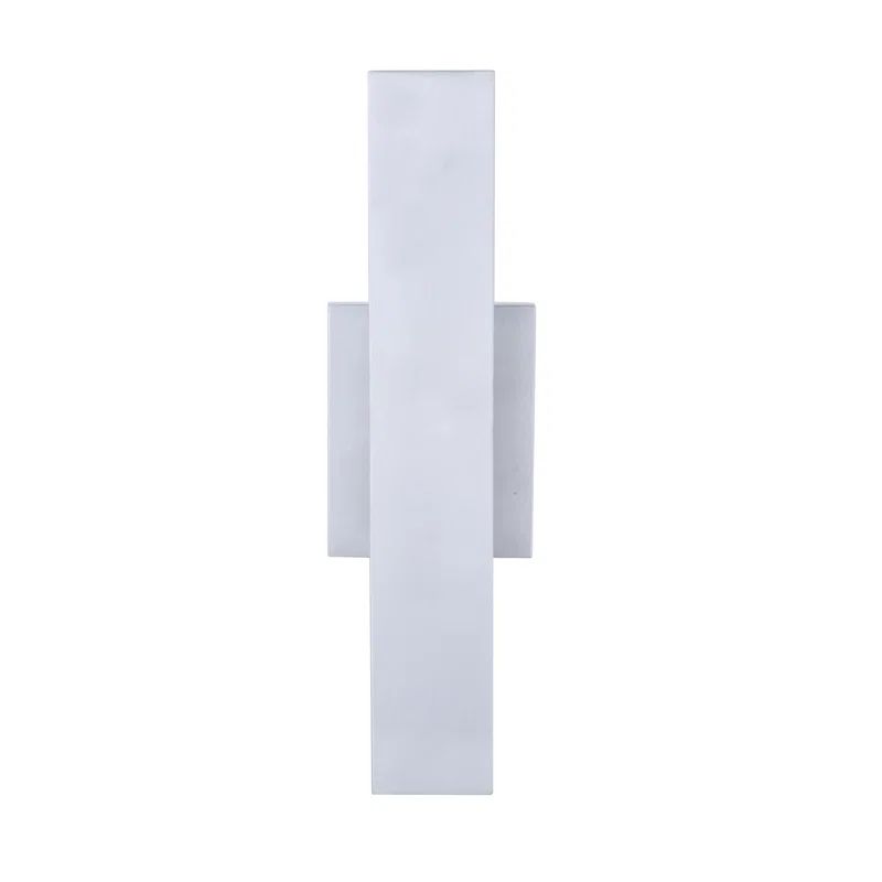 Brushed Aluminum Modern Dimmable LED Wall Sconce