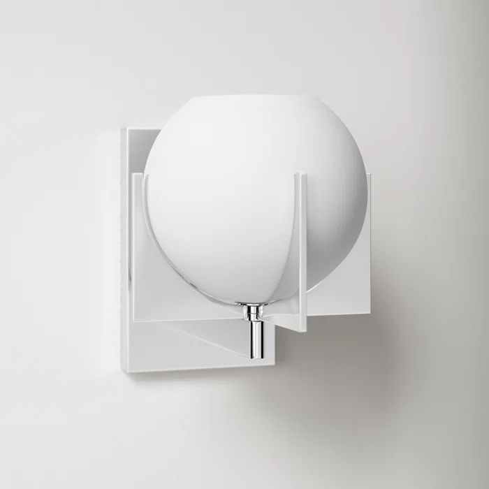Kristoff Polished Nickel Single Light Dimmable Sconce
