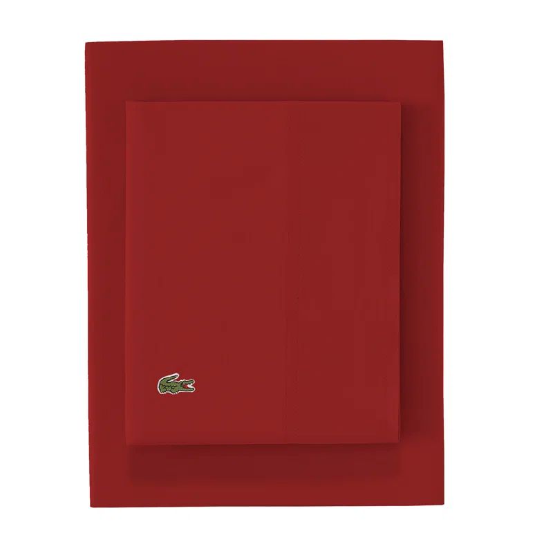Twin Chili Pepper Cotton Percale Sheet Set