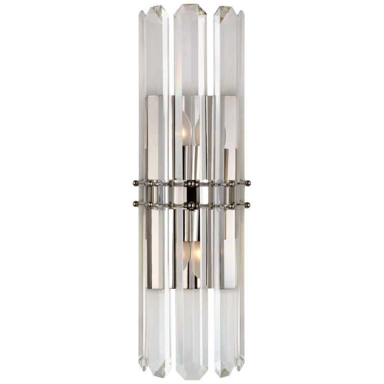 Bonnington Sleek 22" Nickel Hallway/Bathroom Sconce