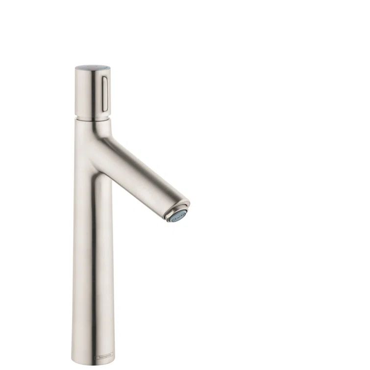 Elysian 12" Brushed Nickel Single Hole Vessel Bathroom Faucet