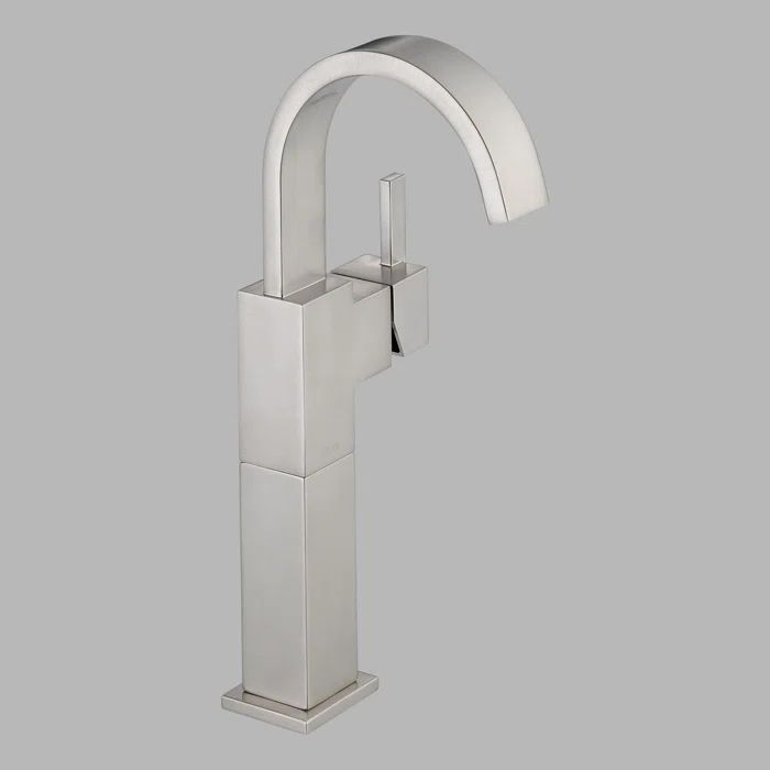 Stainless Steel Single Hole Vessel Bathroom Faucet