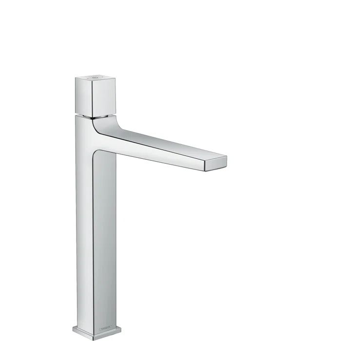 Sleek European Brushed Nickel Single Hole Vessel Bathroom Faucet