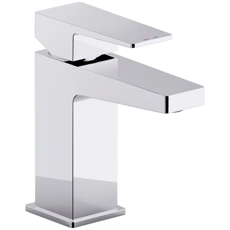 Honesty Modern Single-Handle Polished Chrome Bathroom Faucet