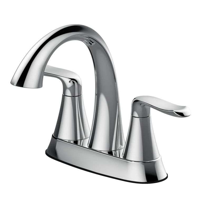 Piccolo Chrome 2-Handle Centerset Bathroom Faucet