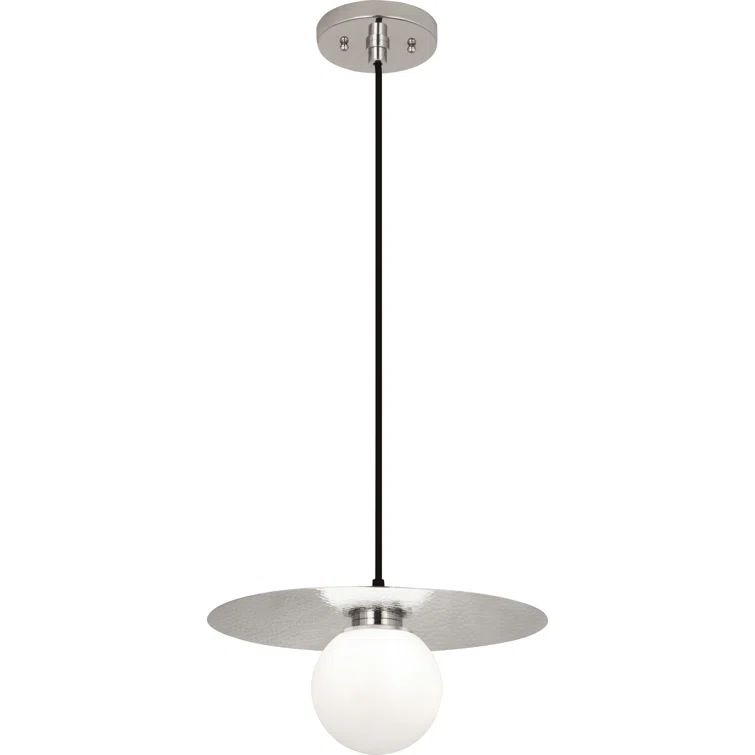 Dal 6" Polished Nickel Globe LED Pendant Light