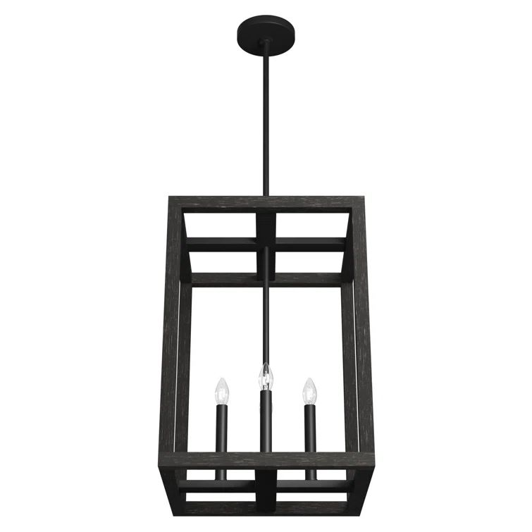 Hunter Squire Manor Matte Black Aluminum LED Pendant Light
