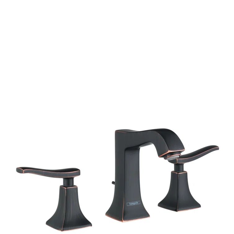 Elegant Polished Nickel 8" Widespread Brass Bathroom Faucet