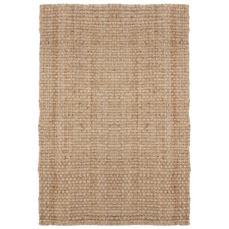 Handmade Wheat Jute Basket Weave 4' x 6' Rug
