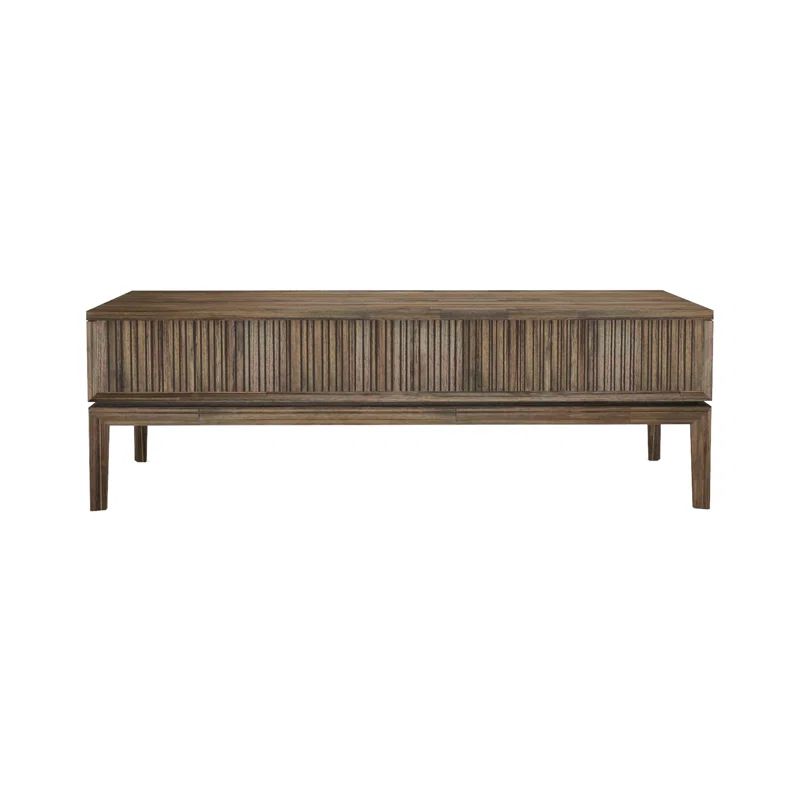 West Ridge Medium Brown Lift-Top Coffee Table with Storage