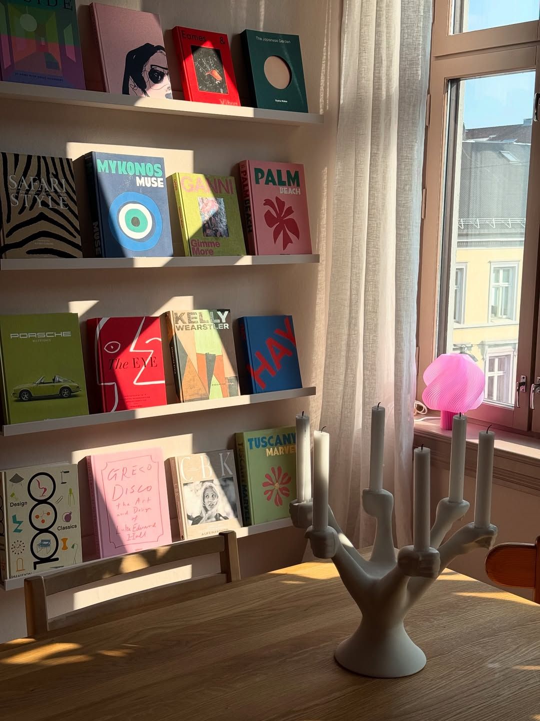 Scene containing tagged products