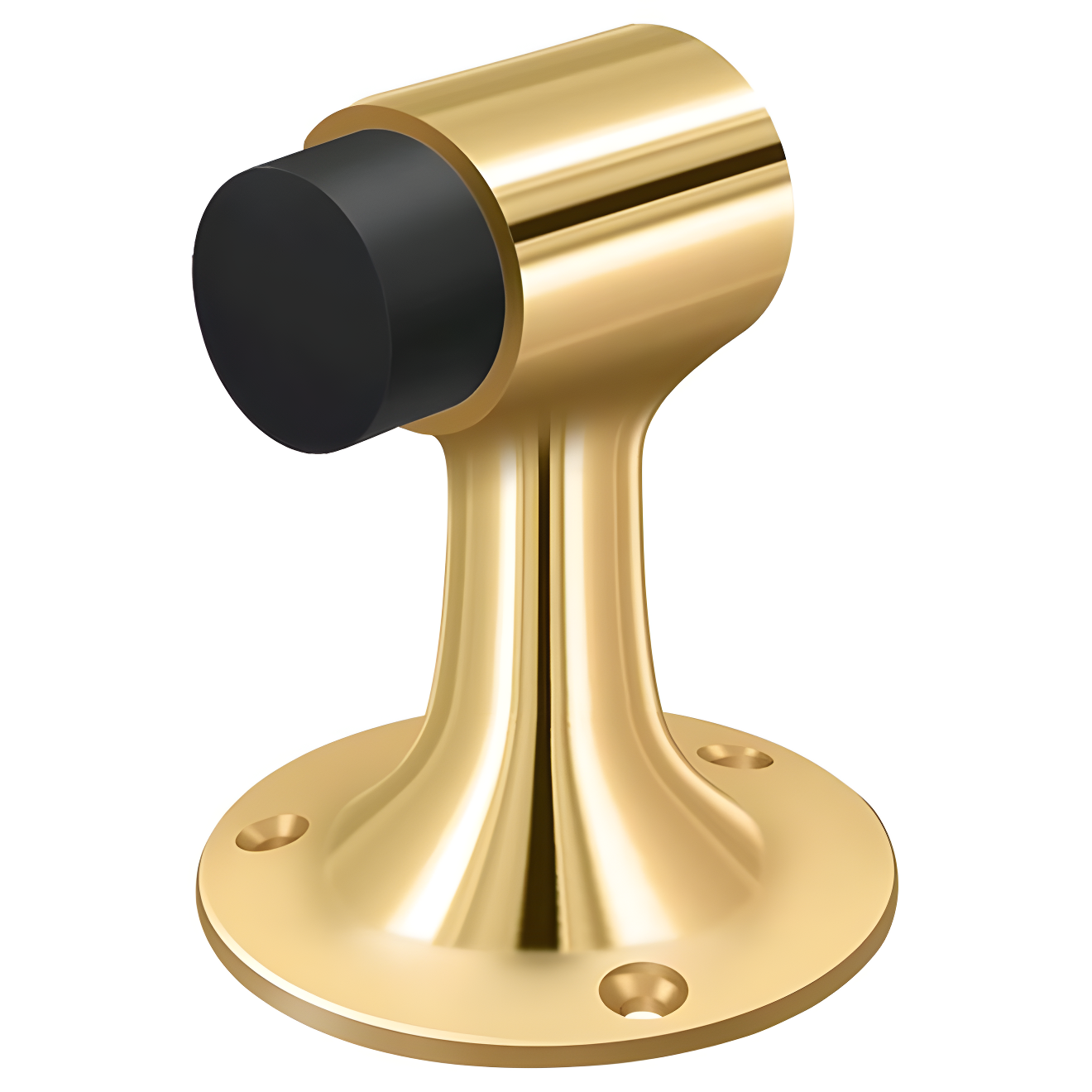 Polished Brass Magnetic Floor Door Stop