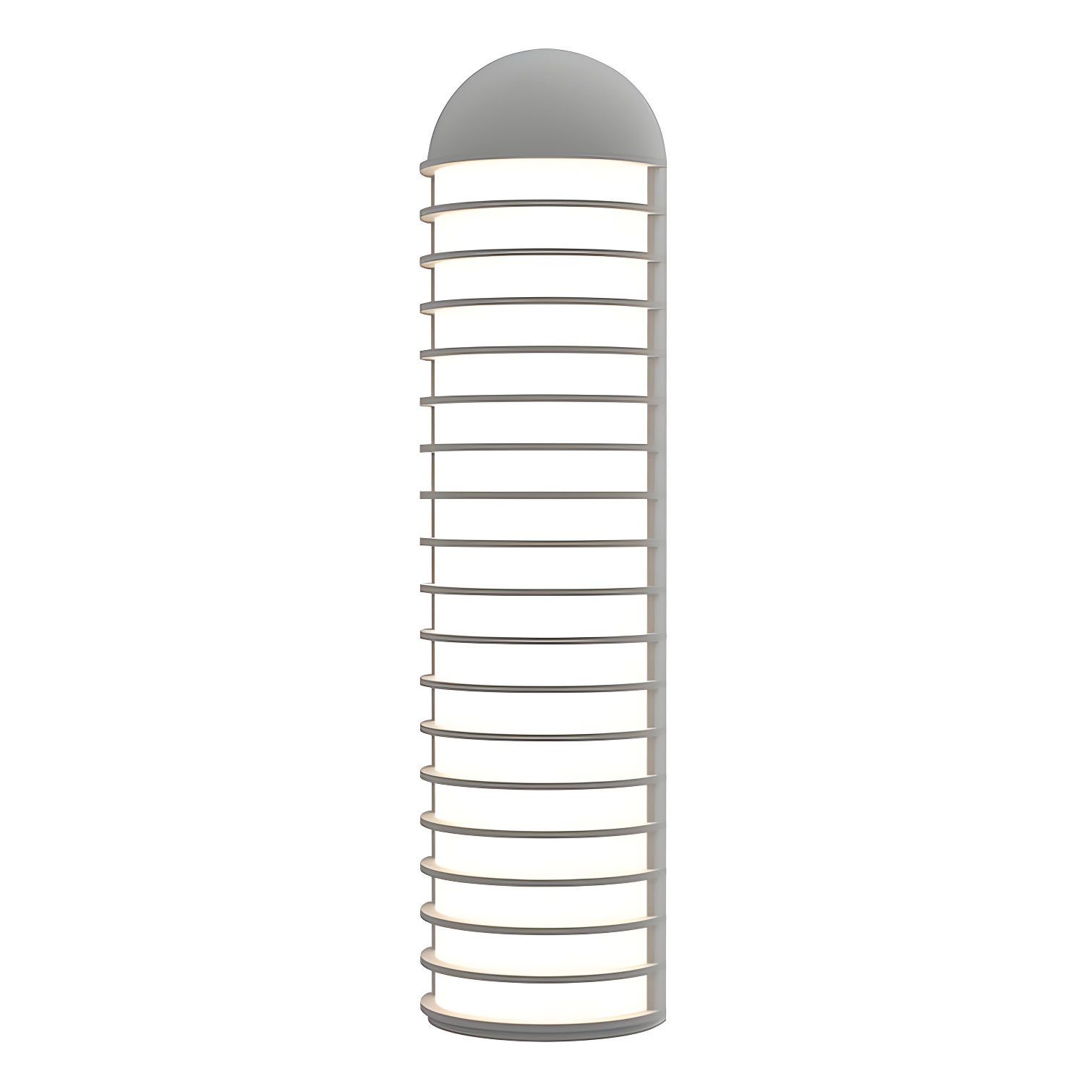 Lighthouse Textured White 20.5" LED Wall Sconce with Dimmable Light