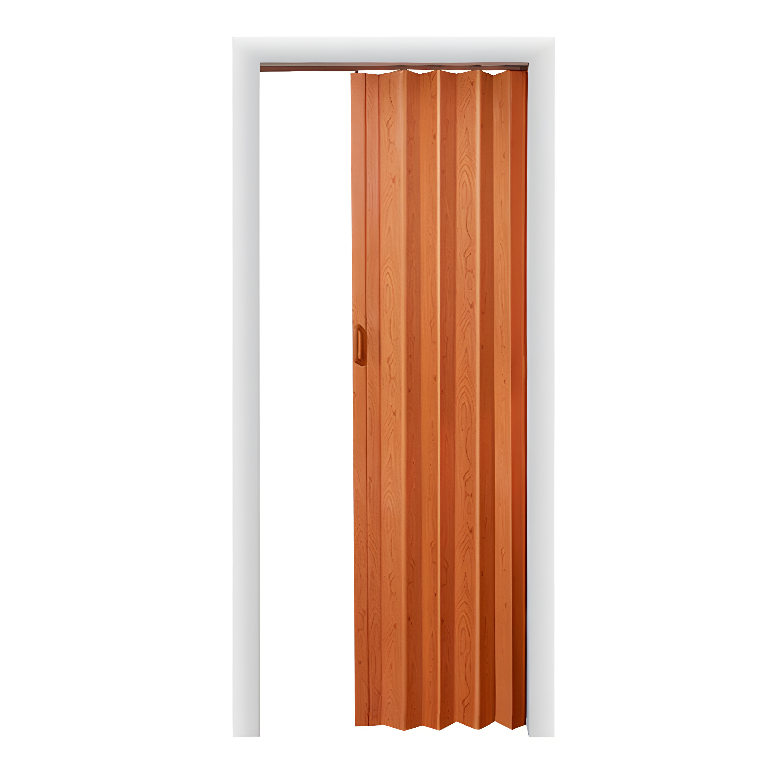 Pecan Vinyl 48'' x 80'' Accordion Folding Door