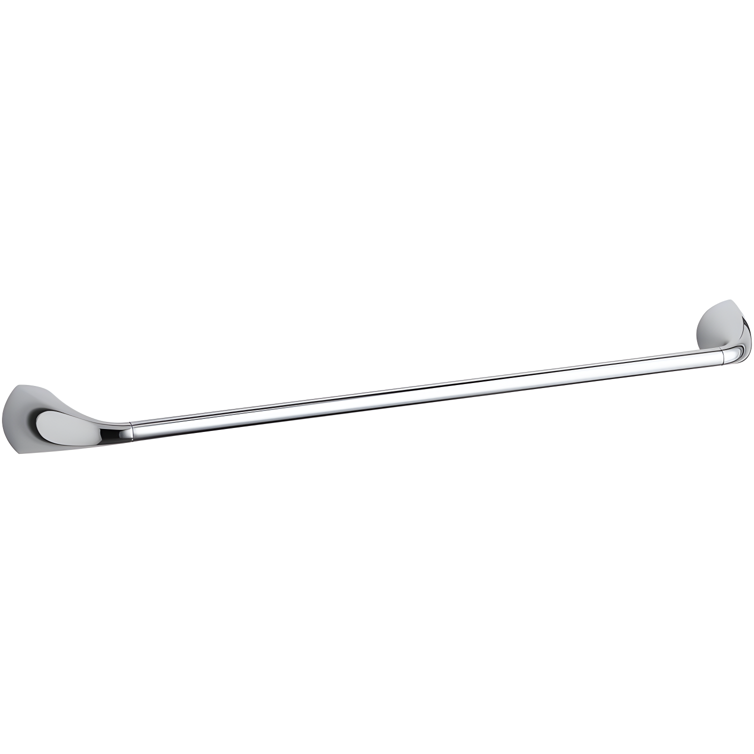 Alteo 24-Inch Polished Chrome Wall Mounted Towel Bar