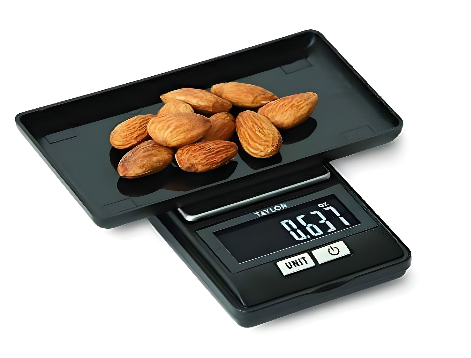 Taylor High-Precision Black Digital Pocket Scale with Tray