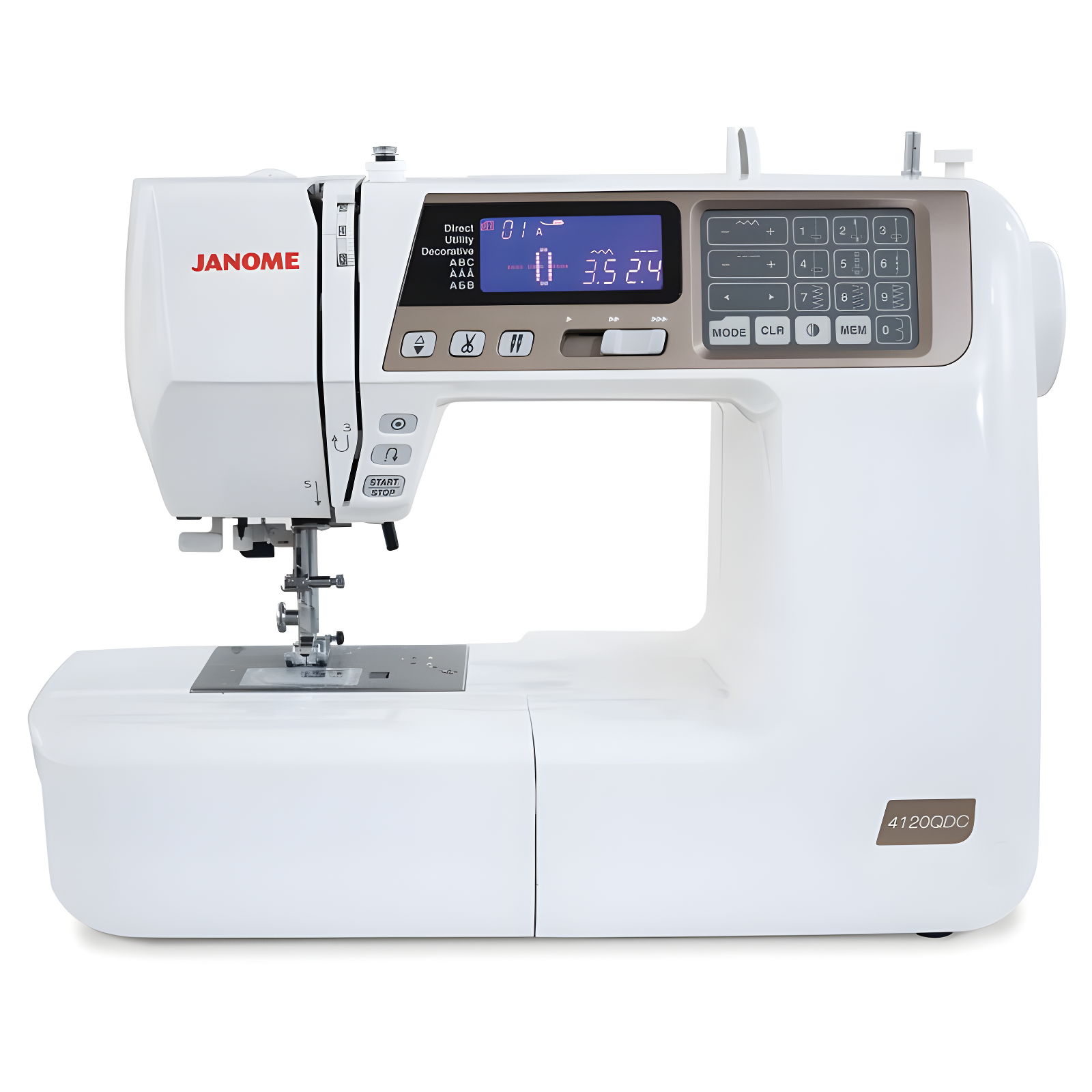 Janome 4120QDC-T White Computerized Quilting Sewing Machine