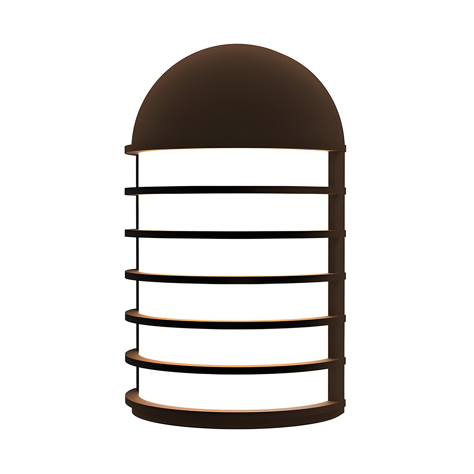 Modern Textured Bronze LED Wall Sconce, Dimmable 8.75" High