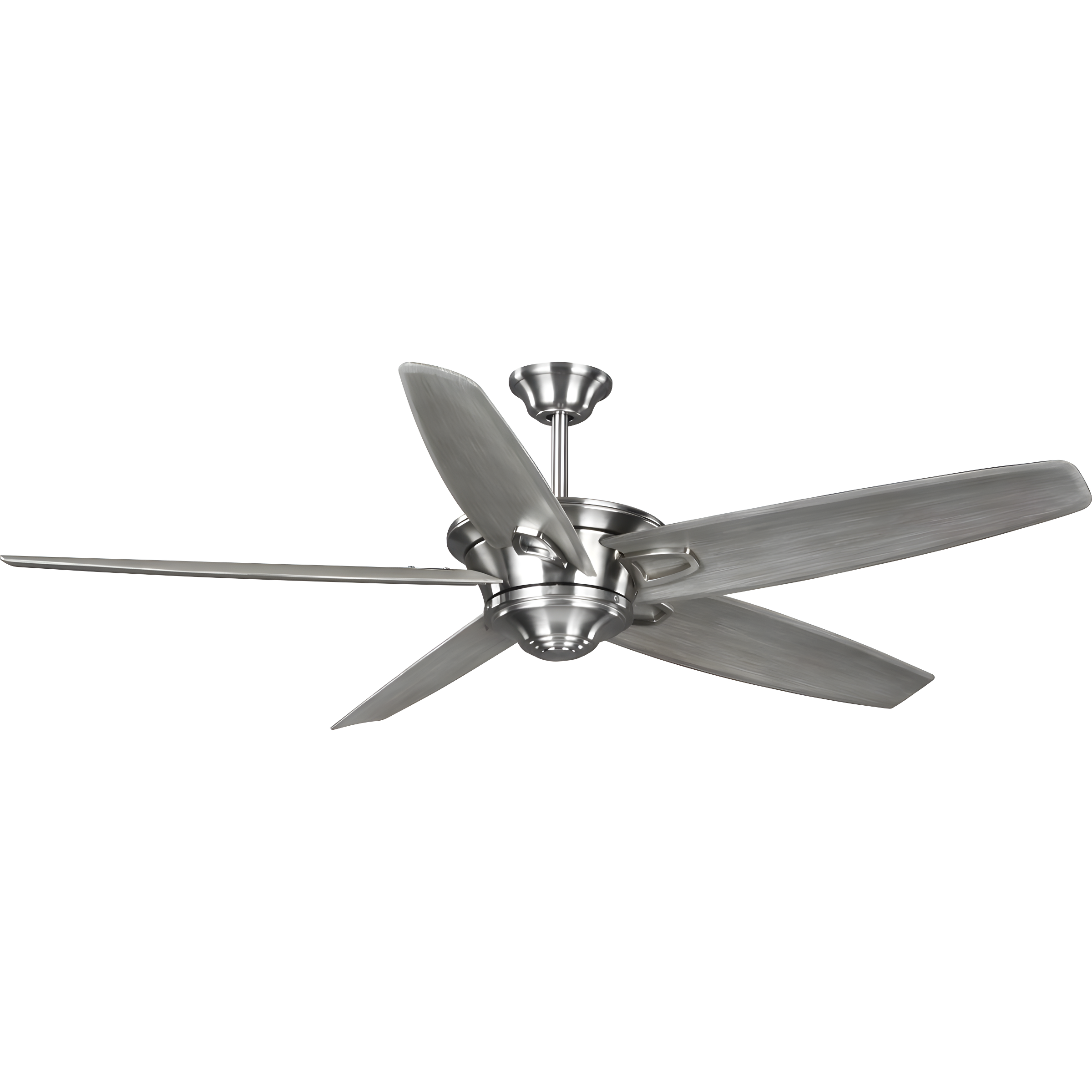 Caleb 68" Weathered Wood 5-Blade Ceiling Fan with Remote