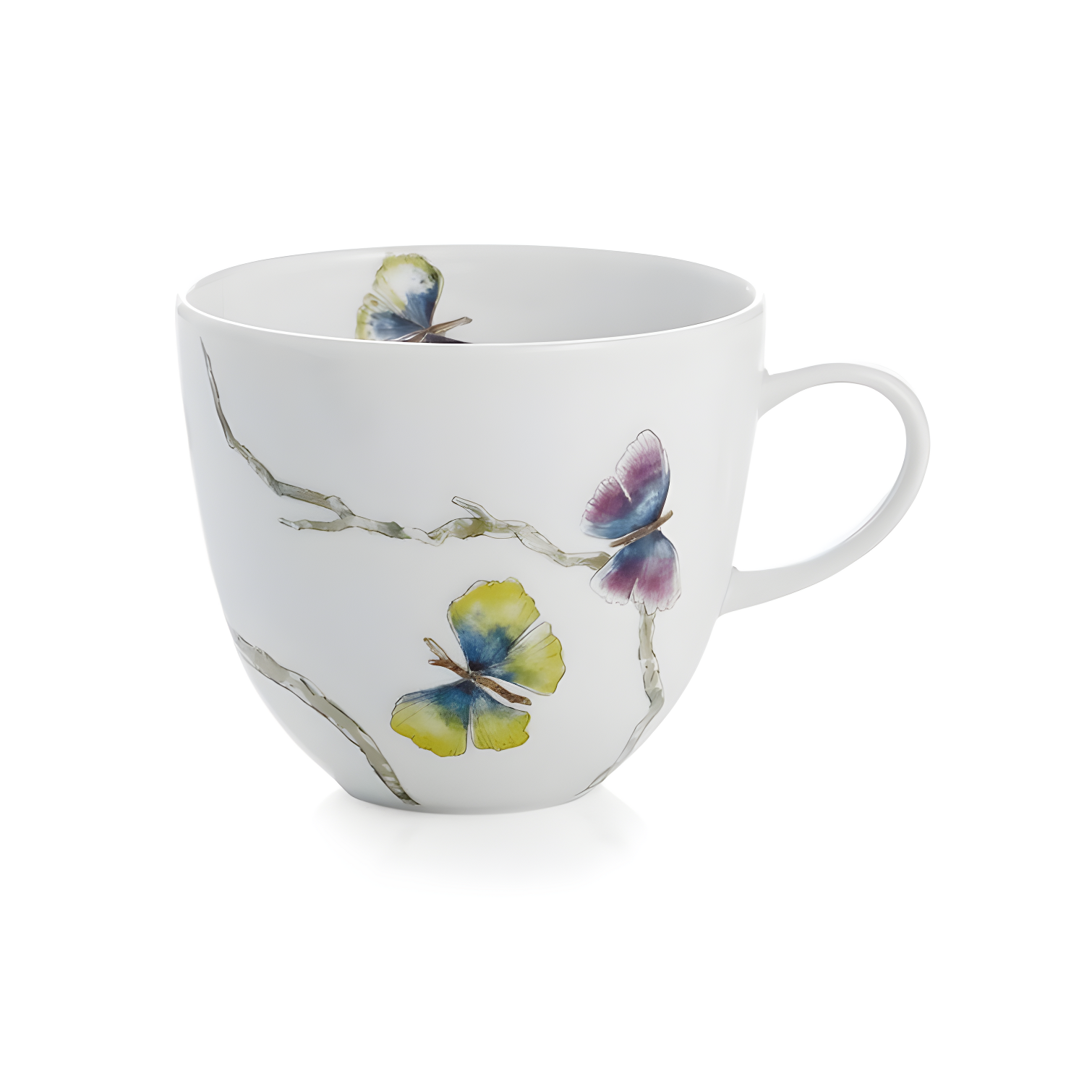 Butterfly Ginkgo 12oz Handcrafted Ceramic Work Mug