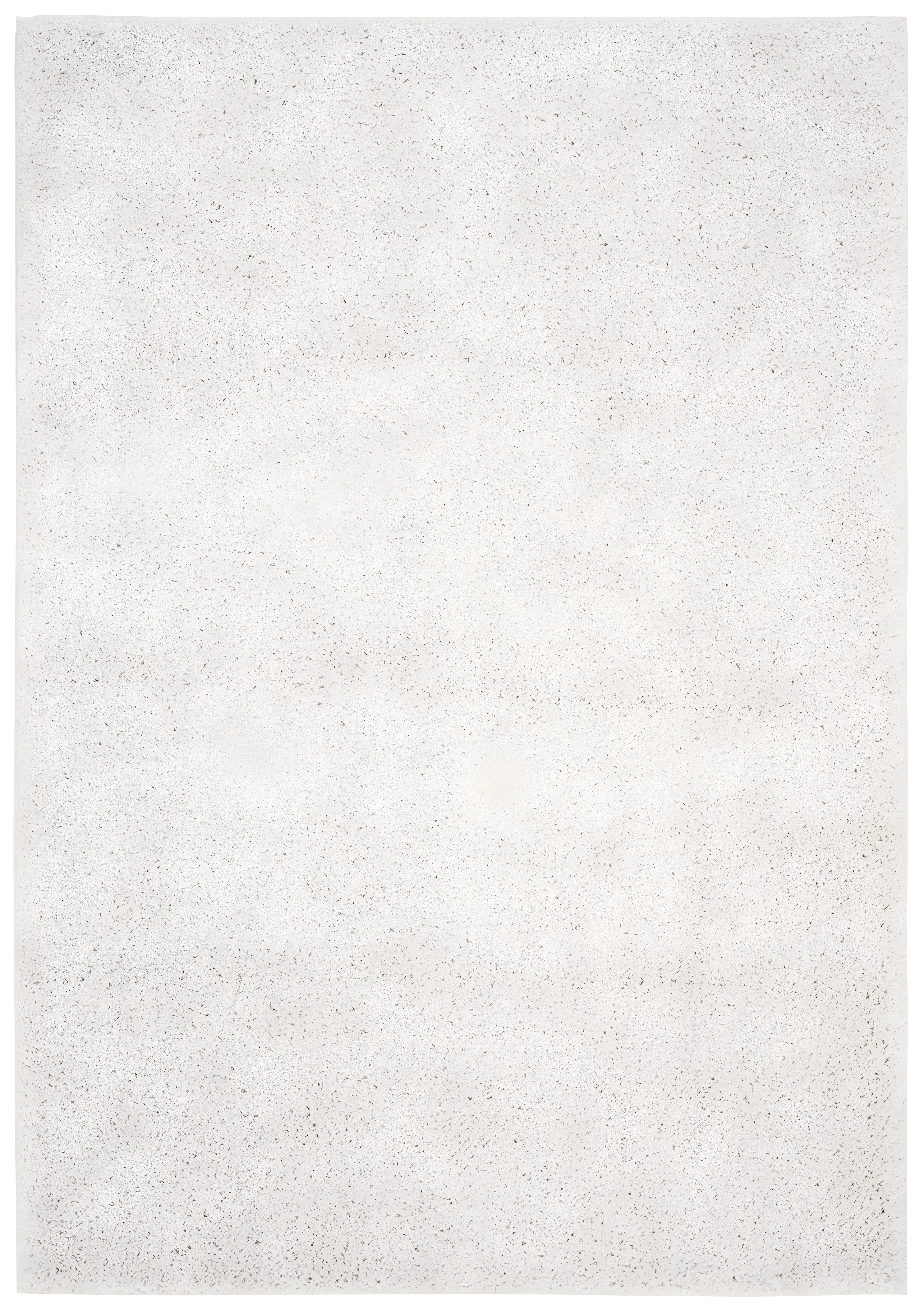 Beige 9' x 12' Solid Shag Synthetic Area Rug