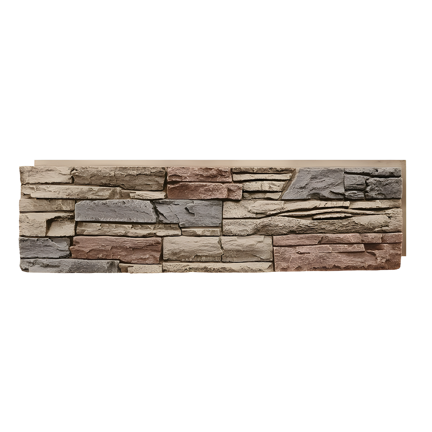 Desert Sunrise Faux Stone 3D Embossed Wall Panel