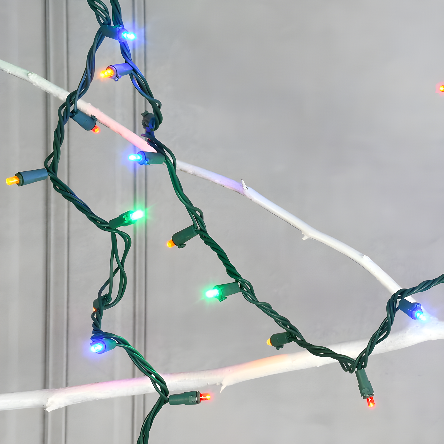 Battery Operated Multi-colored LED Outdoor Christmas String Lights