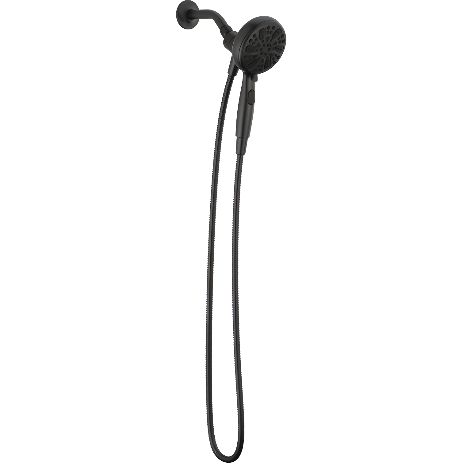 Matte Black Multi-Head Handheld Shower with Magnetic Dock