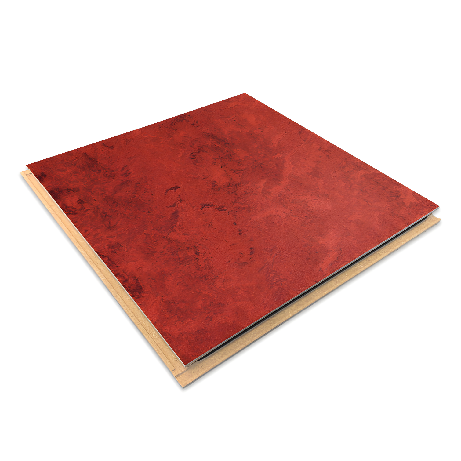 Bleeckerstreet Red 12"x12" Waterproof Laminate Flooring Tiles