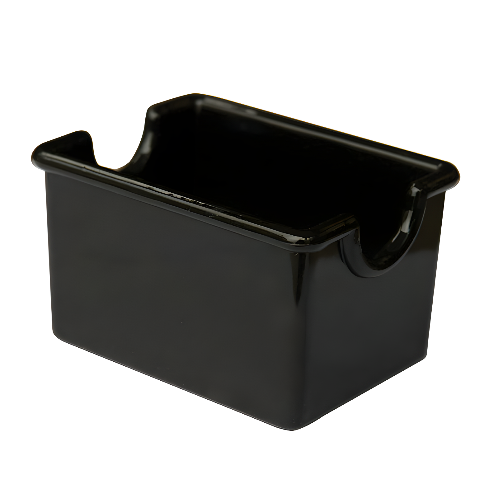 Black Durable Plastic Sugar Packet Holder Set