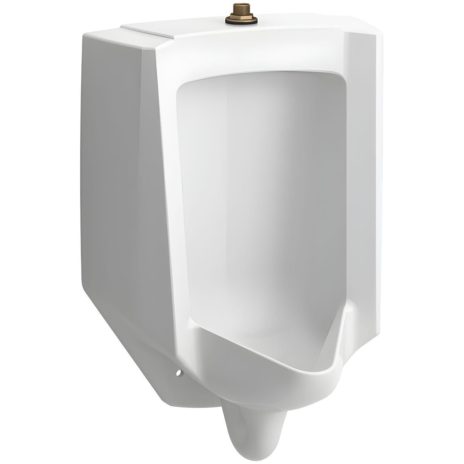 White Ceramic High-Efficiency Wall Mounted Urinal