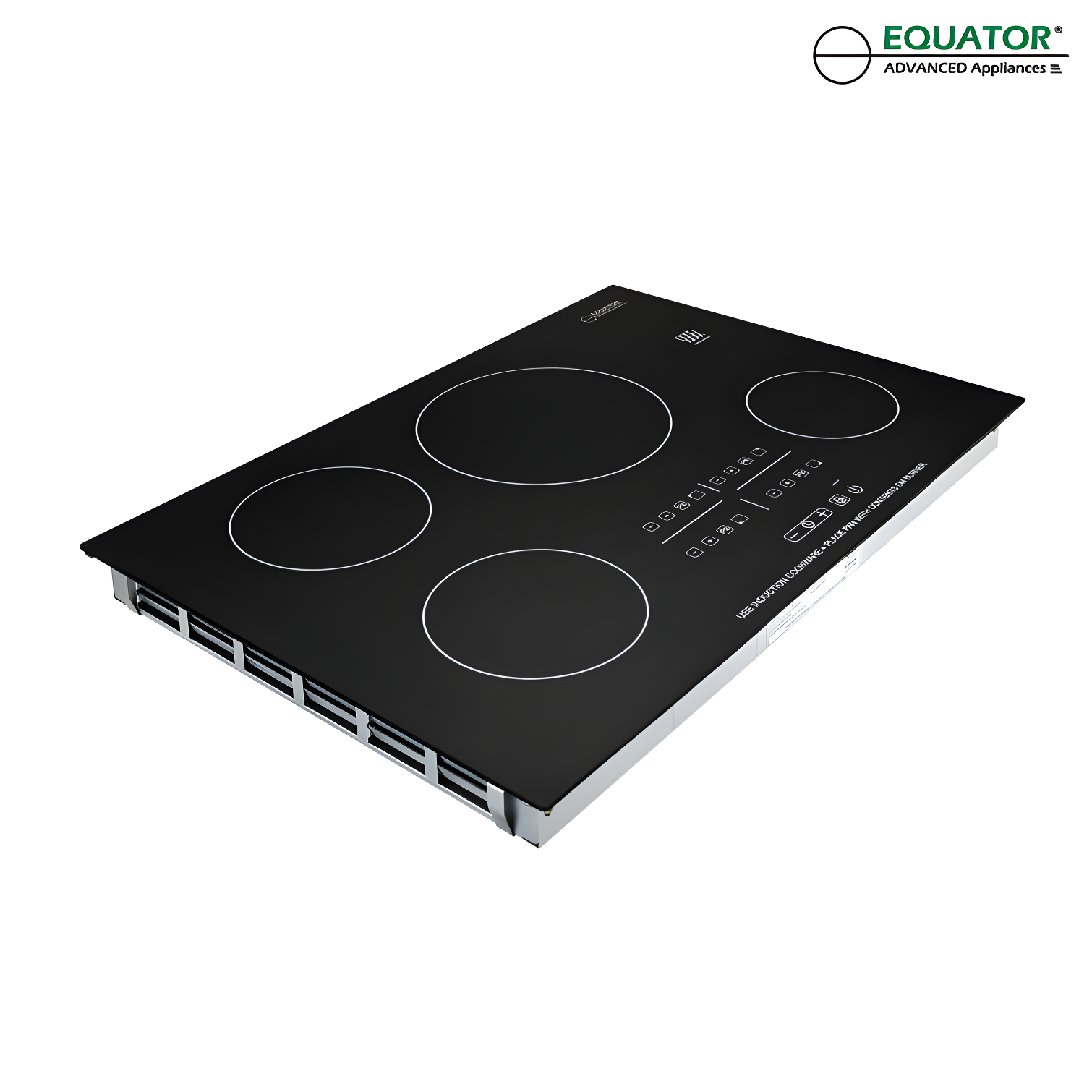 Equator 30" Black Ceramic 4 Burner Induction Cooktop