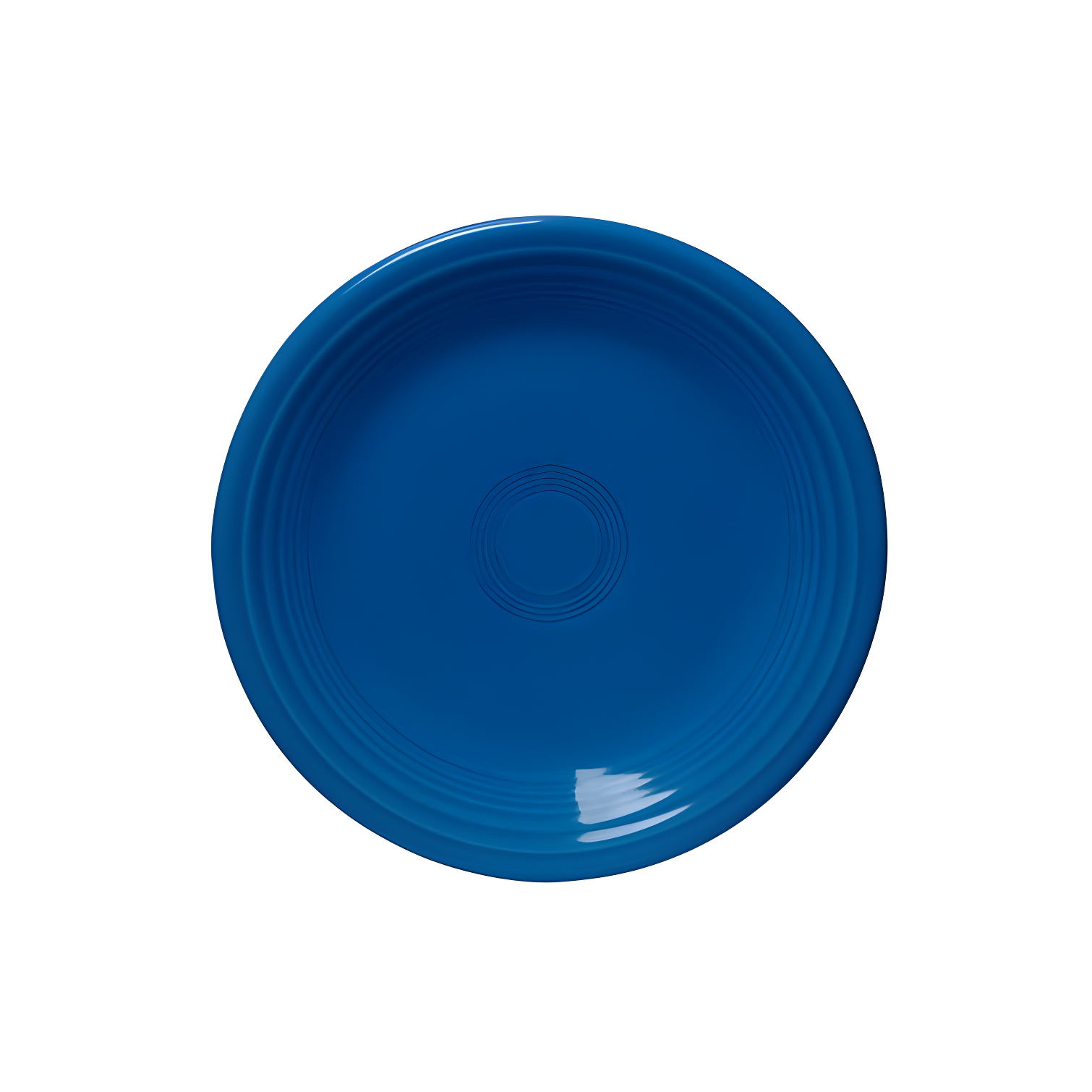 Lapis Blue Ceramic Microwave-Safe Salad Plate