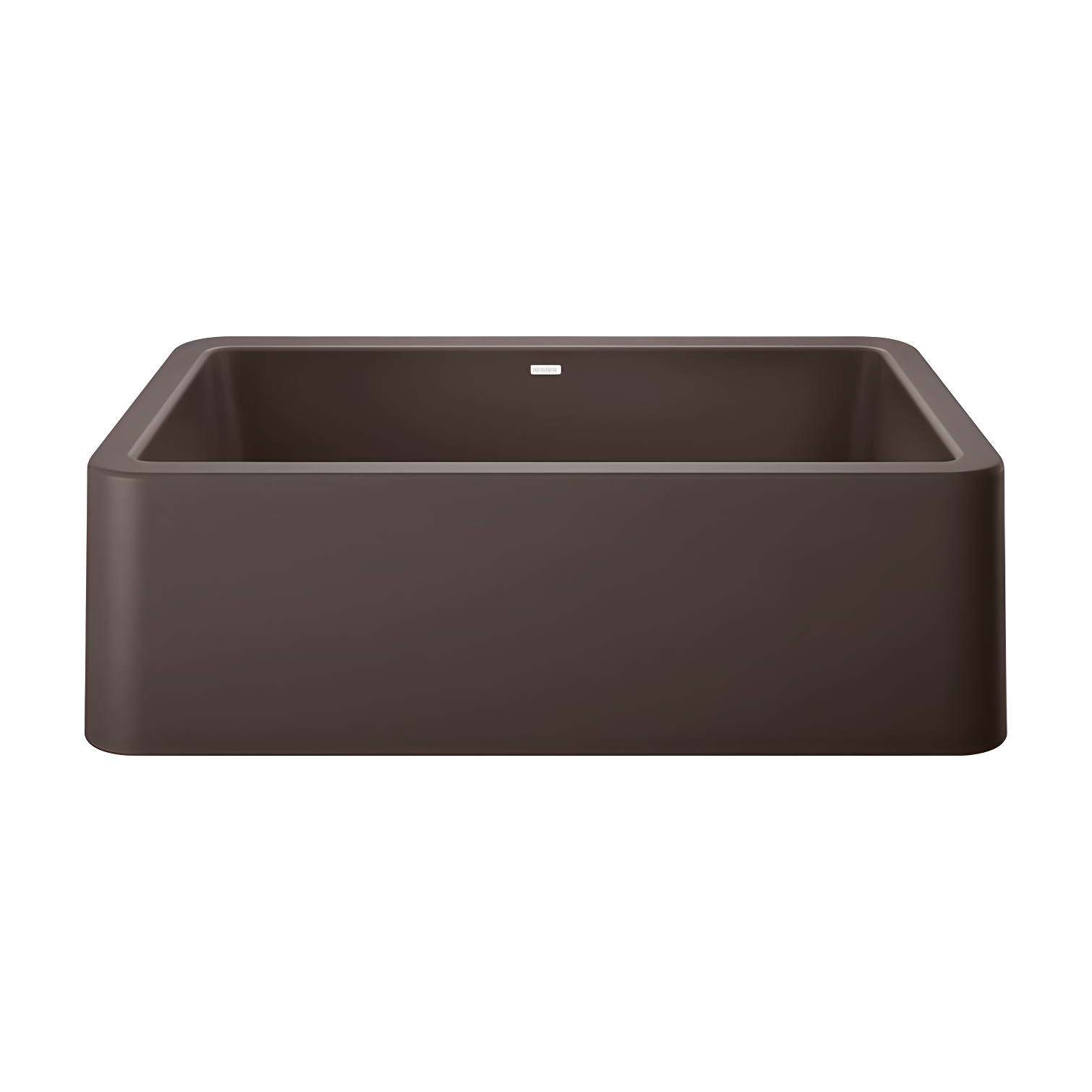 Café Brown Granite Composite Farmhouse Apron Sink, 33 x 19 Inch