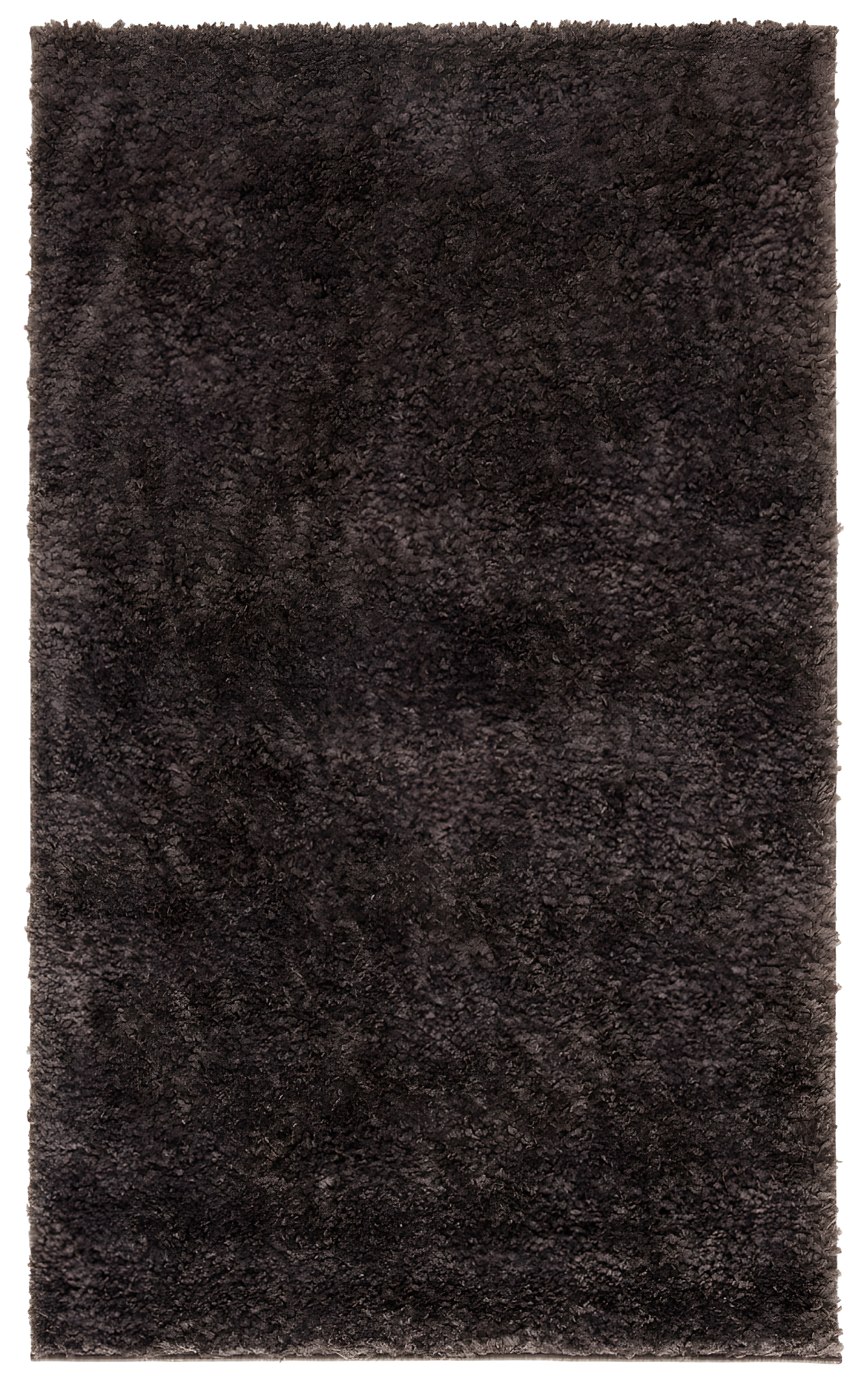 Cozy Comfort Brown Synthetic 2'3" x 4' Easy-Care Shag Rug