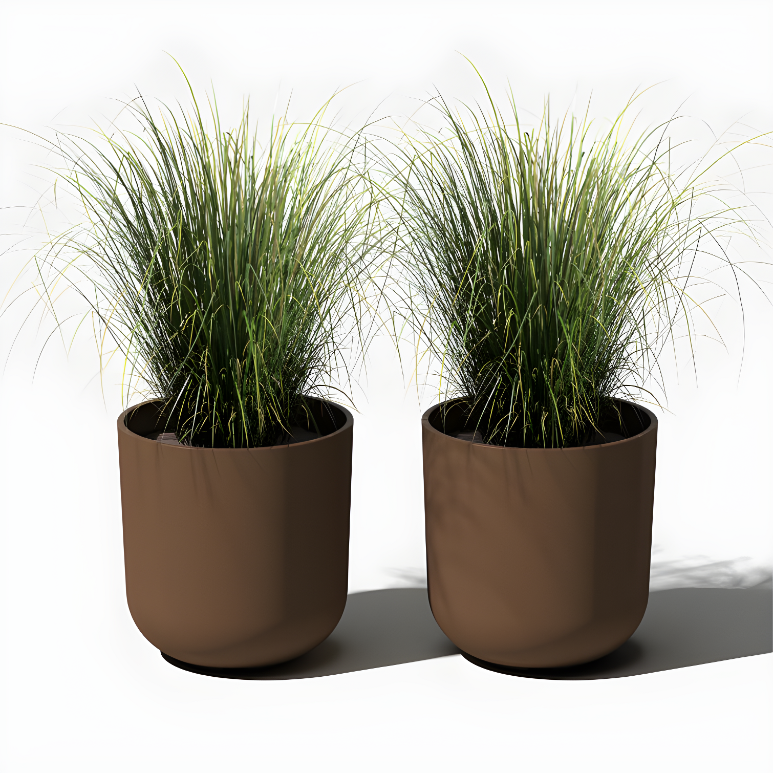 Kona Curved Edge 10" Espresso Planter for Indoor & Outdoor