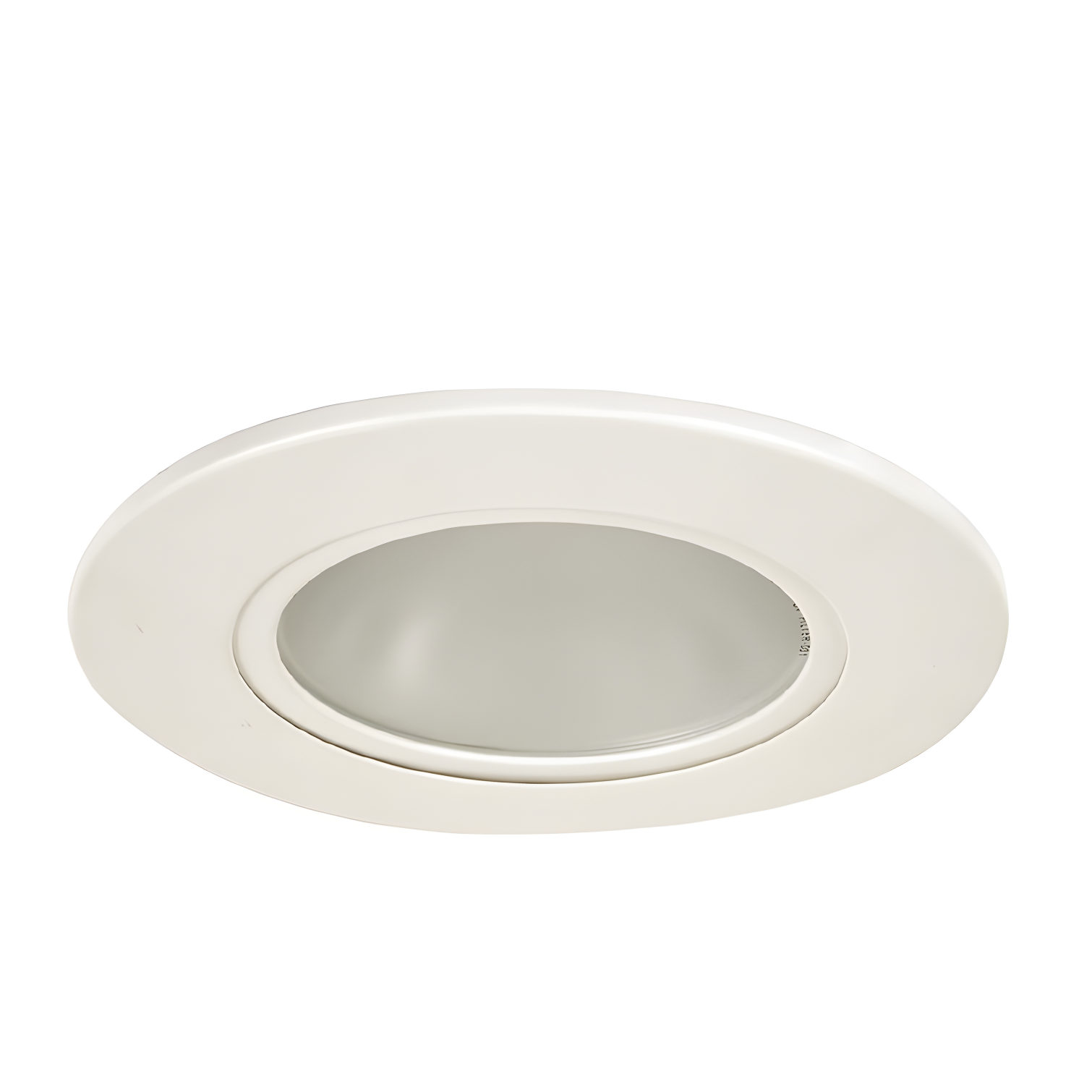 White 6.25-Inch Metal Baffle Recessed Ceiling Trim