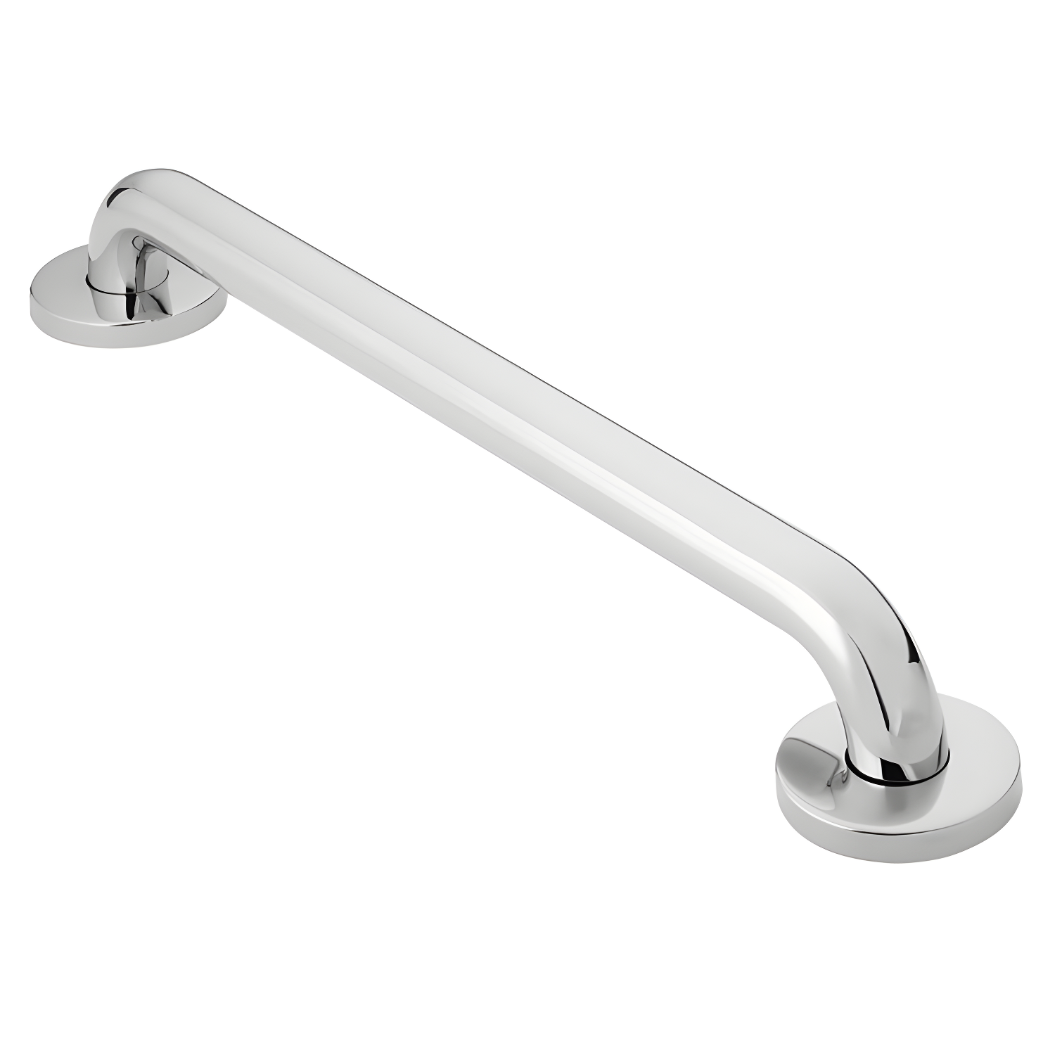 24-Inch Polished Stainless Steel Wall Mount Grab Bar