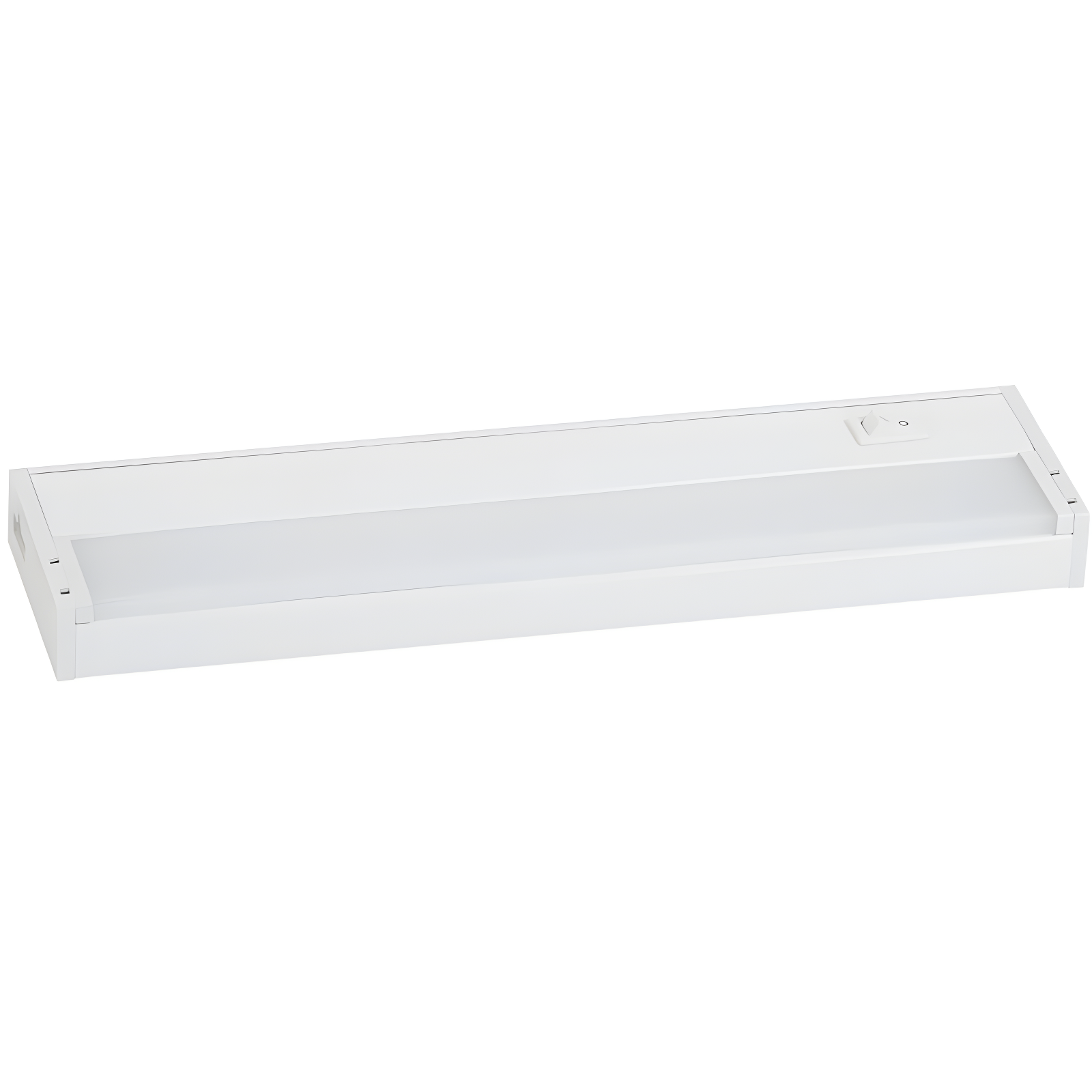 Vivid 12" White LED Undercabinet Light with Frosted Glass