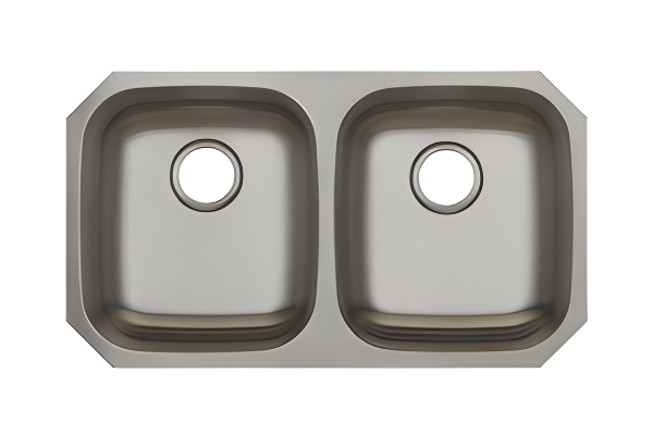 32'' Undermount Double Bowl Stainless Steel Kitchen Sink