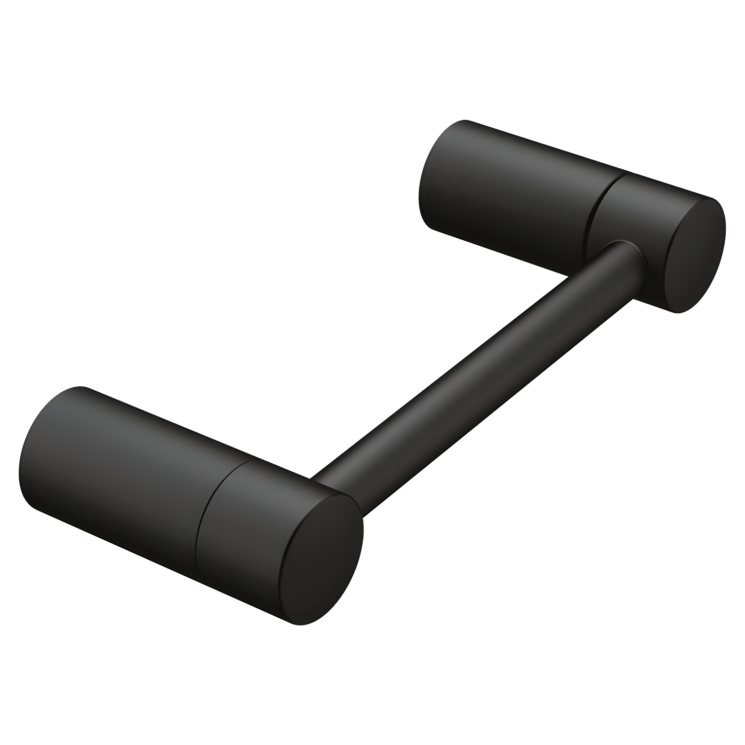 Matte Black Modern Wall Mounted Toilet Paper Holder