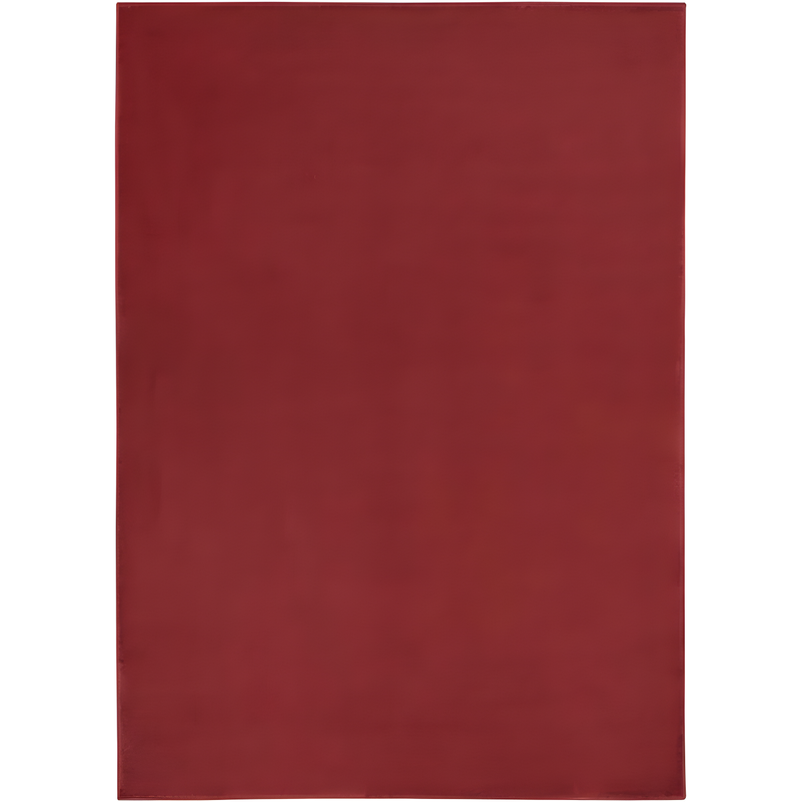 Brick Red Easy-Care Reversible Synthetic 4' x 6' Rug