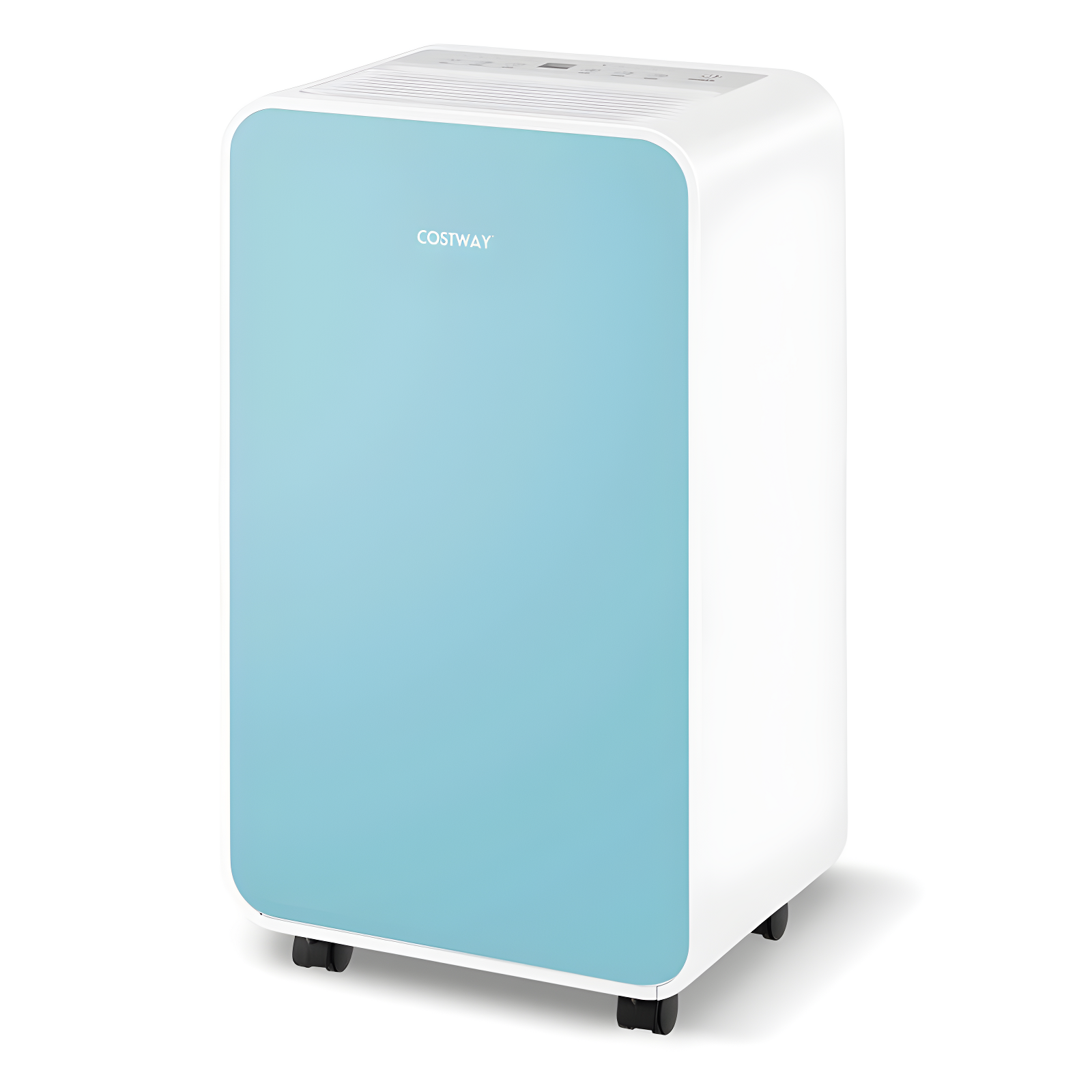 Costway Blue Portable Dehumidifier with LED Display