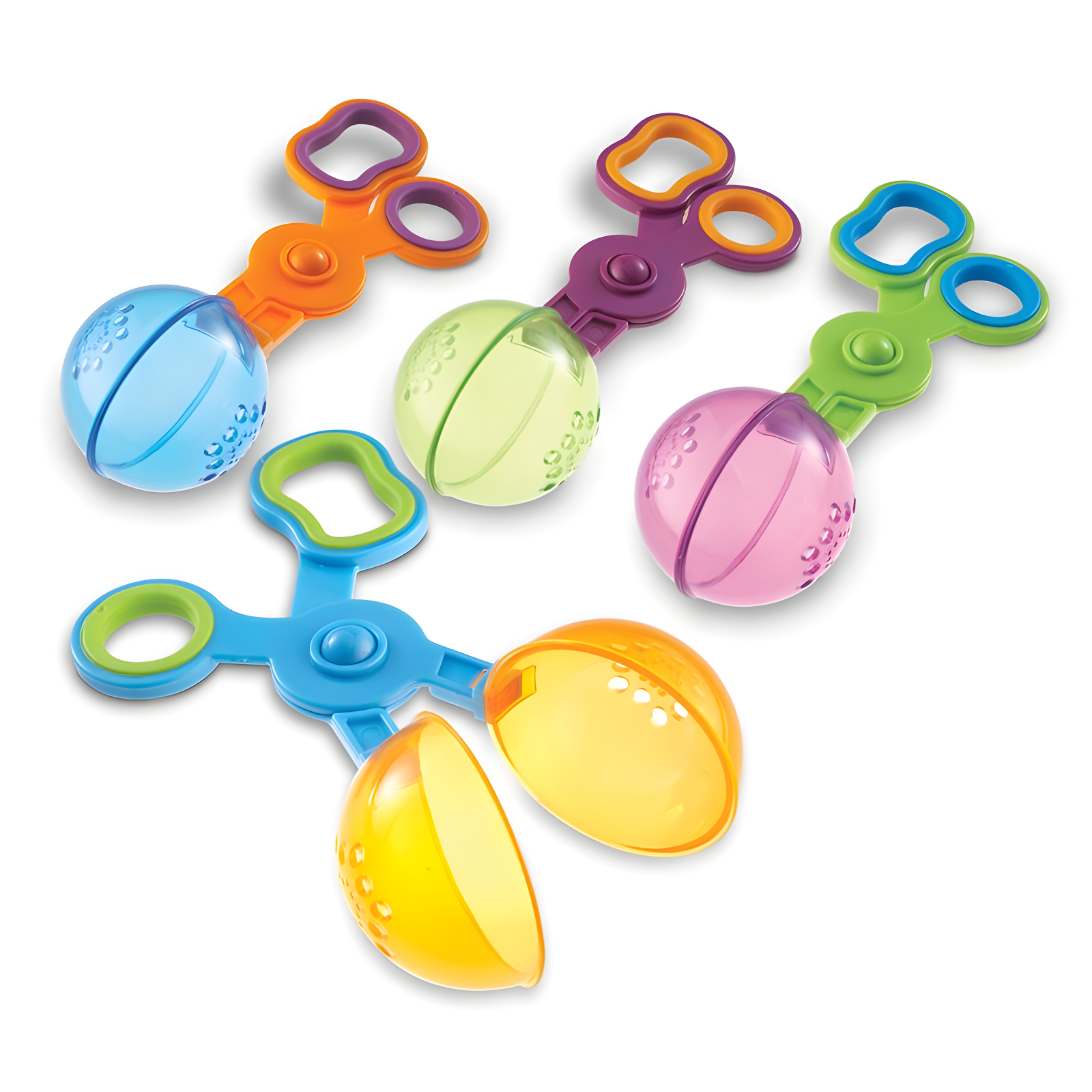 Colorful Translucent Handy Scoopers Set for Kids