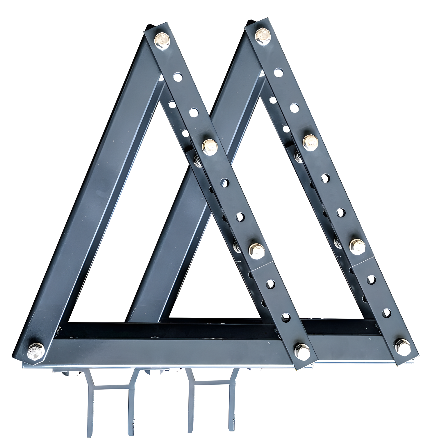 ALEKO Dark Gray Aluminum Roof Bracket Set for Awnings