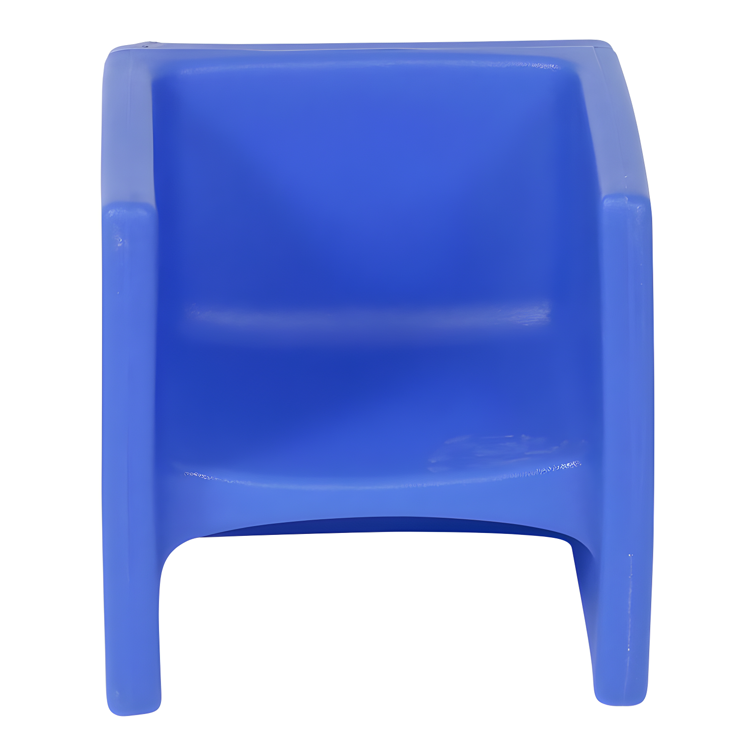 Blue 3-in-1 Versatile Cube Chair for Kids with Rounded Corners