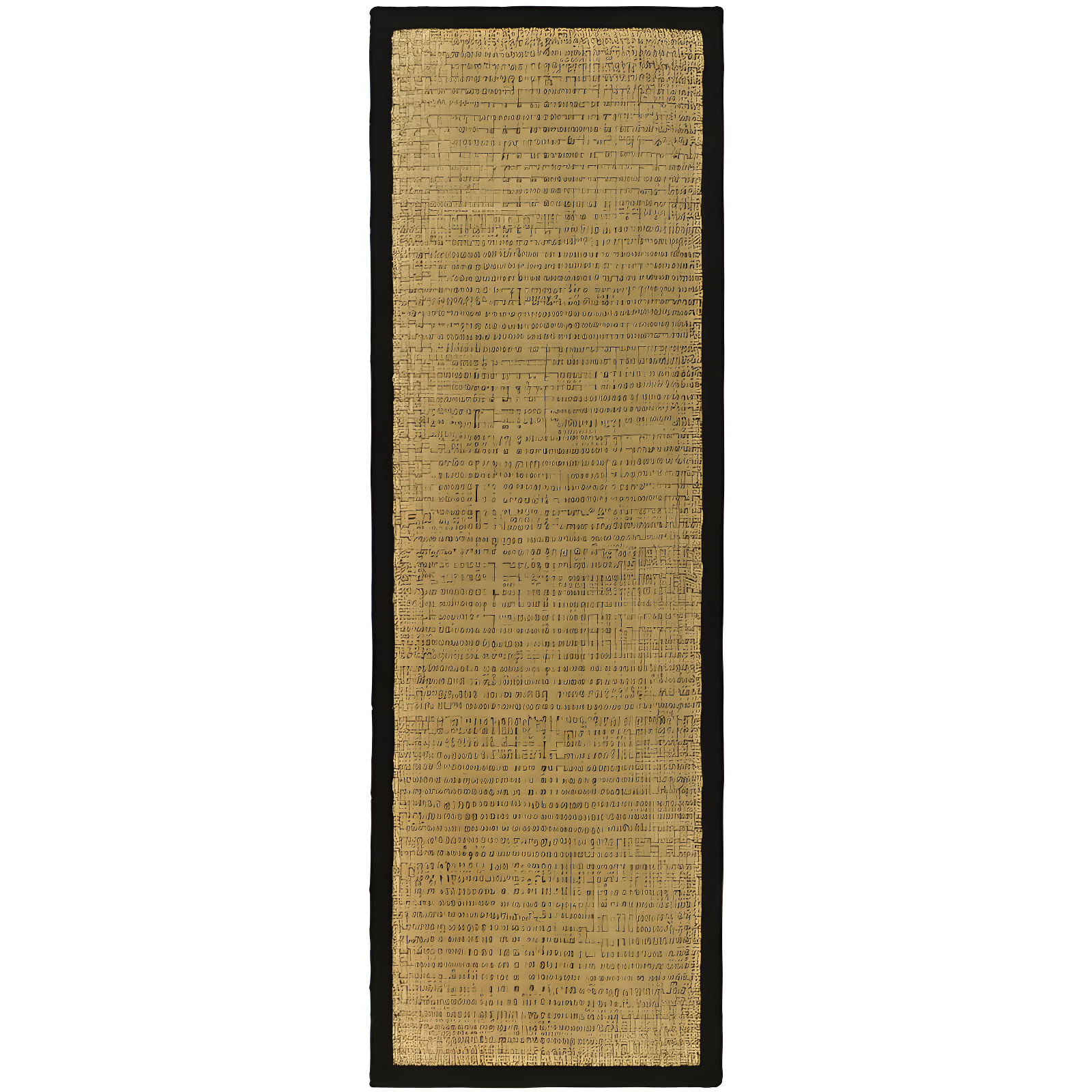 Natural Fiber Seagrass Runner Rug with Black Border