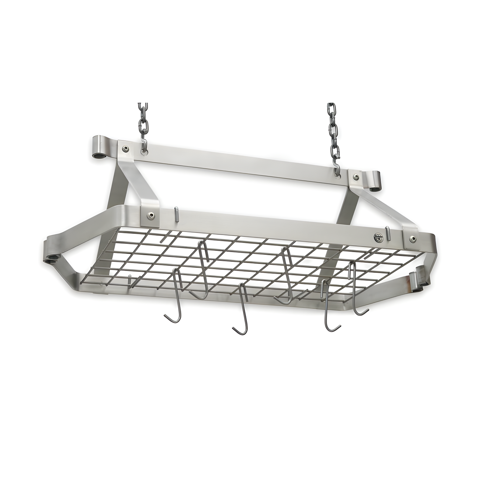 Stainless Steel Ceiling Mounted Hanging Pot Rack