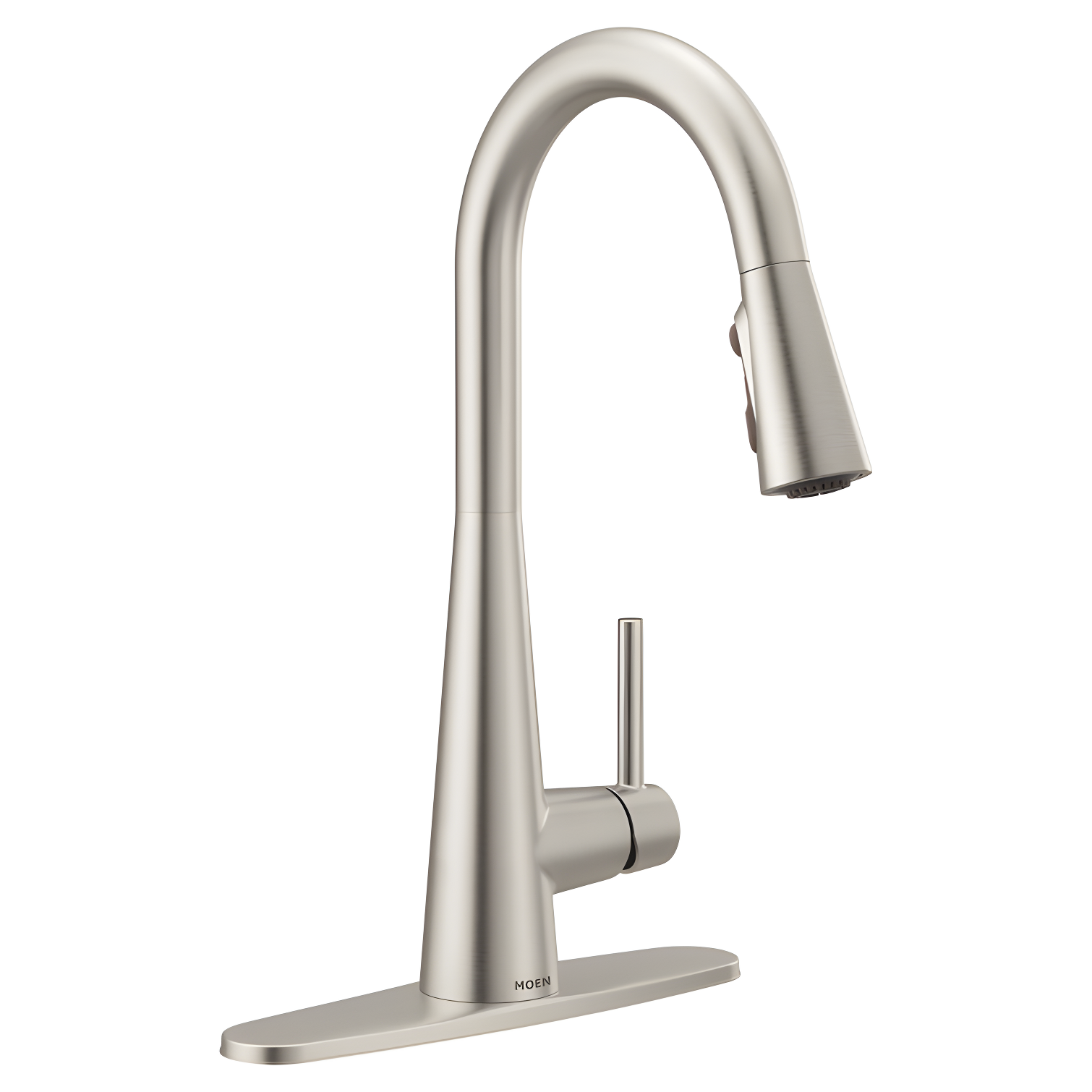 Stainless Steel Modern Pull-Down Kitchen Faucet with Spray